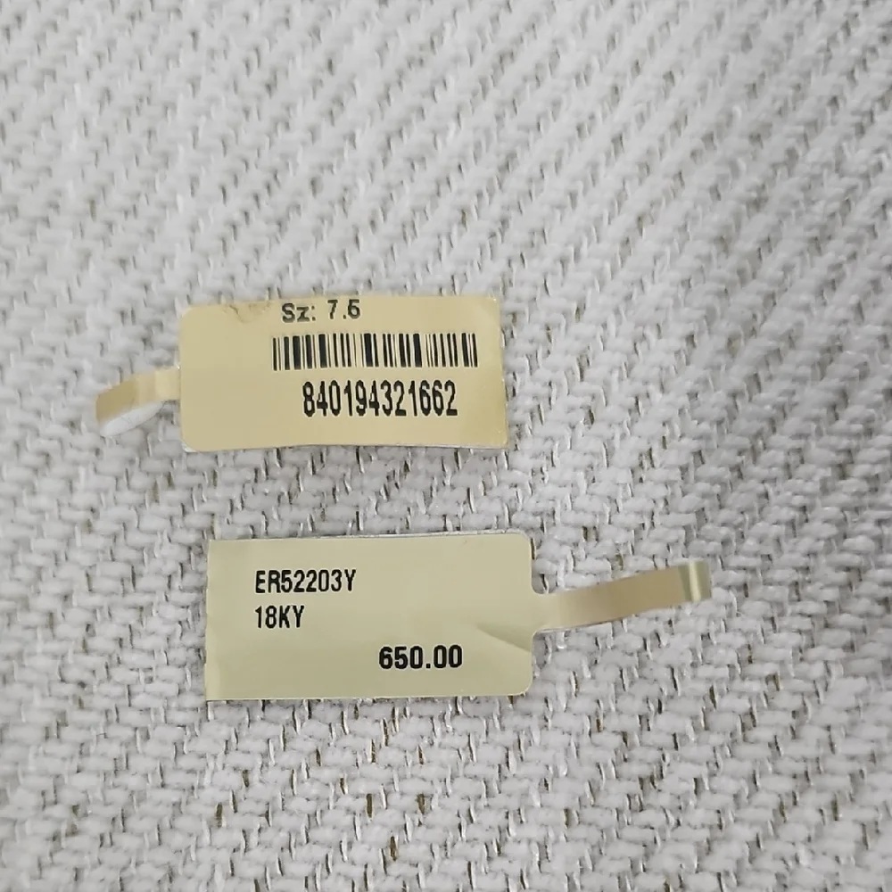 Gold and Diamond Ring with Dainty Band - Picture 3 of 9